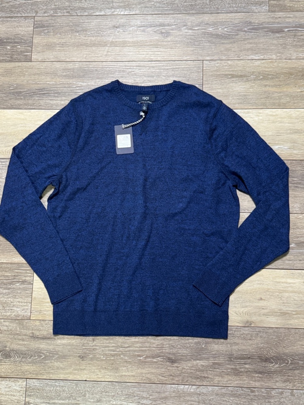 1901 Navy Blue Crewneck Pullover